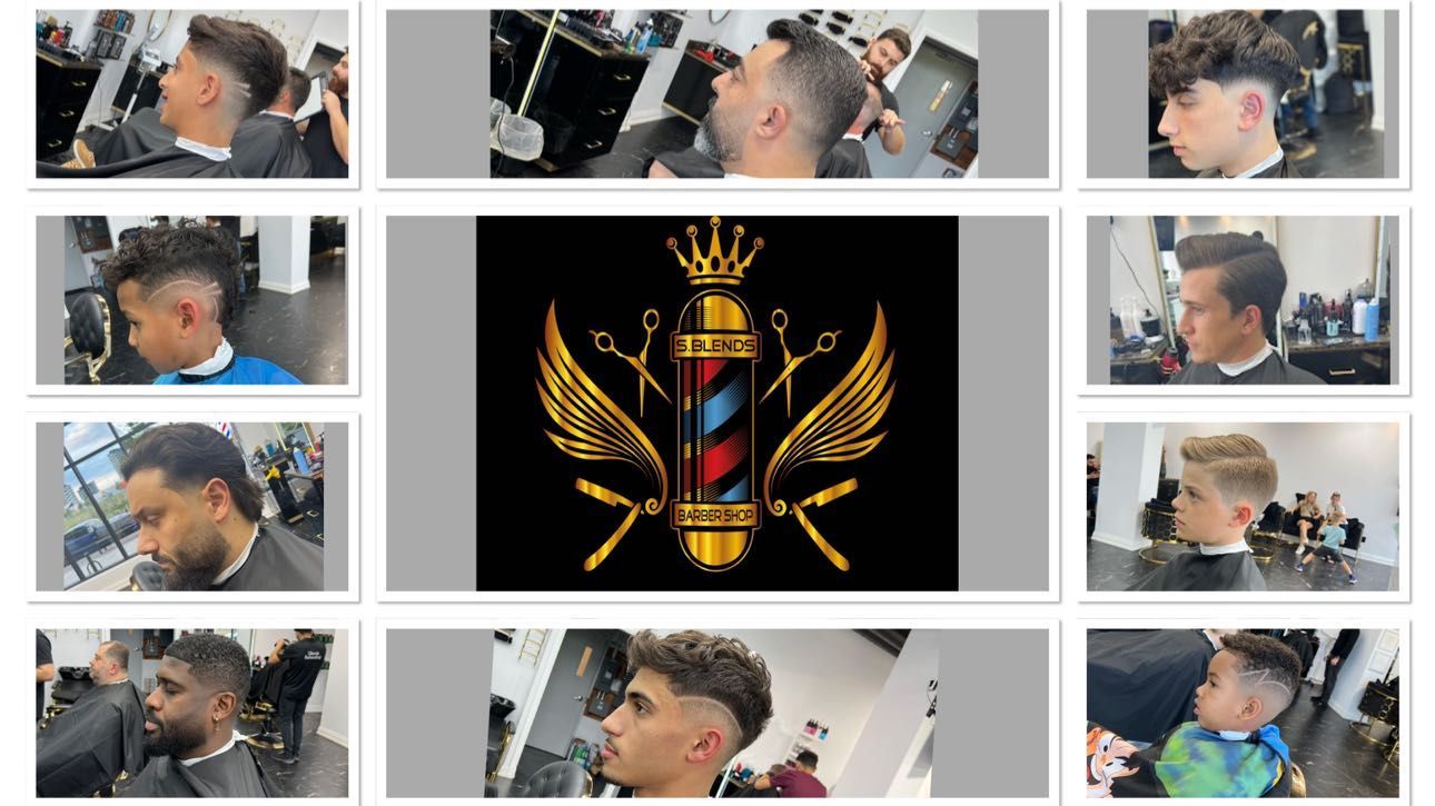 S Blends Barbershop Oakville storefront and interior