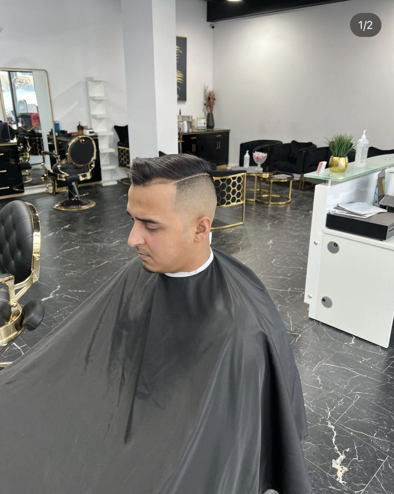 Kids haircut with design — S Blends Barbershop